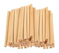 Alipis 50pcs Natural Reed Tubes for Beehive DIY Bee Nesting Tubes Lightweight Replacement for Pollination and Beekeeping Tools