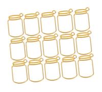 Alipis 50pcs Photo Frame Open Back Alloy Bezel Pendants for Jewelry Making Creative DIY Charms for Bracelets Necklaces Suitable for Family Friends Craft Projects
