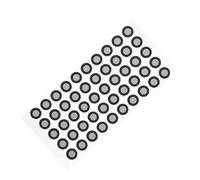 Alipis 50pcs Reflective Scanning Markers High Reflective Scanning Dots for Reference Points Markers for Tracking Dot Stickers