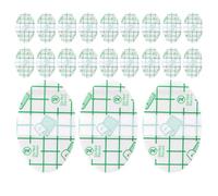 Alipis 50pcs Self-Adhesive Heel Protector Pads for Women, Ultra Thin Polyethylene Foot Care Stickers with Flexible Support and Rounded Edges, for Boots and High Heels to Prevent Shoe