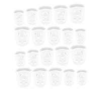 Alipis 50pcs Silicone Guitar Finger Protectors Rubber Tips Guard for Guitar Bass Ukulele and Guzheng Fingertip Protection