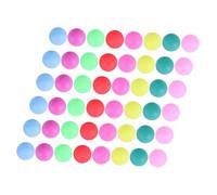 Alipis 50Pcs Table Tennis Balls Seamless PP Competition Training Balls for Party Games Arts Crafts Fade-resistant Sports Activity
