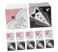 Alipis 50pcs Wedding Favors Candy Boxes Elegant Bride Groom Design Paper Boxes for Weddings Bridal Showers and Special Occasions Capacity for Sweets and Treats