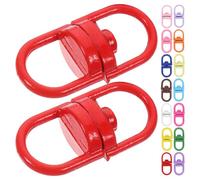 Alipis 50pcs Zinc Alloy Swivel Clasps Key Chain Connectors for Handmade Projects and DIY Making, Easy to Apply with Assorted Colour Finish, for People Who Like DIY Making Random Color