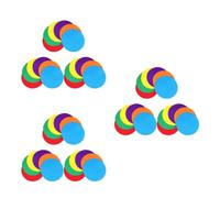 Alipis 54 Pcs Soccer Training Marker Dots, Tpr Non Slip Floor Discs | Portable Circle Set with Bag, Stable Visual Markers for Schools and Professional Clubs
