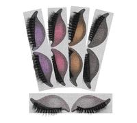 Alipis 5pairs Lazy Eye Shadow and Eyelash Stickers for Women Daily Makeup Dances and Dates Eyeshadow Stickers for Eyes False Eyelash Patches