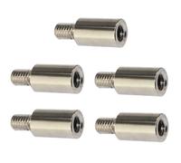 Alipis 5pcs 1.5cm Arcade Joystick Extension Rod Accessories for DIY Repair Replacement
