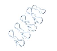 Alipis 5pcs Alloy Steel Cotter Pin Set Including 4x 194209 and 1x 194208 Bow Tie Lock Split Pins Practical Fastening for Mechanical and Industrial Use in Assembly and Repair