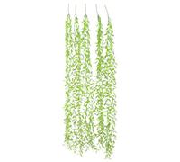 Alipis 5Pcs Artificial Weeping Willow Hanging Plant Simulation Wall Vine Decor for Indoor Outdoor Home Office Realistic Faux Foliage Garland Easy Care No Water Maintenance Greenery