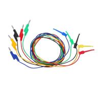 Alipis 5pcs Banana Plug Test Leads Kit with Injection Molded Wires Flexible Multimeter Test Lead Cable Set for Laboratory and Electrical Testing Fast Secure Connection for High Precision