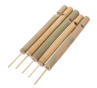 Alipis 5pcs Bird Call Flute Bamboo Whistle Bird Caller Musical Instrument Slide Whistle for Beginners Outdoor Activities