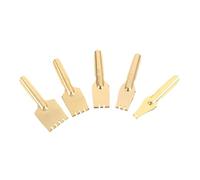 Alipis 5Pcs Brass Fountain Pen Nibs Flat Head Replacement Nibs for Tibetan Writing Calligraphy Drawing Wear-resistant Pen Tips
