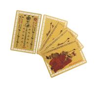Alipis 5pcs Chinese Taisui Amulet Cards Lightweight Portable Auspicious Feng Shui Ornaments for Home Decoration and Personal Luck Carrying Snake Year Traditional Charm