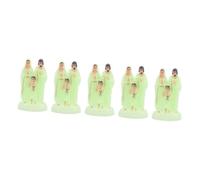 Alipis 5pcs Christian Statue Plastic Holy Figurine Mary Ornament Church Decoration Desktop Home Decor
