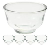 Alipis 5PCS Clear Glass Tea Cups - High Borosilicate Small Teacups 50ml for Loose Leaf - Heat Resistant Espresso Cups - Minimalist Transparent Drinkware for Tea Ceremony, Home and Office