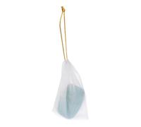 Alipis 5pcs Double-layer Foaming Net Soap Saver Bag with Drawstring and Hanging Buckle, Pe Material