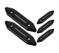 Alipis 5Pcs Electric Guitar 5-Way Switch Cover Plates Plastic Toggle Lever Switches Protection Washer for Guitar Modification and Repair