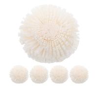 Alipis 5pcs Flower Essential Oil Diffusers with Chrysanthemum Shape, Rice Paper Material, Scent Refilling and Lasting Beauty, for Car Interiors and Bedroom Home Fragrance