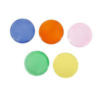 Alipis 5pcs Grafting Eyelash Extension Glue Trays Set Multi-Color Glass Holders for Lash Extension Application and Adhesive Holding