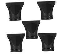 Alipis 5pcs Hair Dryer Nozzle Attachments Universal Concentrator Tips for Salon Styling, Curly Hair Diffuser Cap Replacement Accessories for Professional Blow Dryer Use