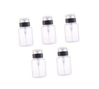 Alipis 5pcs Nail Remover Water Bottle Pump Bottles for Nail Polish Remover Alcohol Subpackage for Art Storage