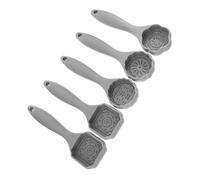 Alipis 5pcs Pastries Mould Set for Home Kitchen Baking, Easy to Use and Clean Pp Material Mooncake Press Kitchen Baking Supply Tool