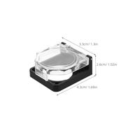 Alipis 5pcs Push Button Switch Covers - 22mm Mounting Hole Safety Guard Plastic Transparent Cap Protector for Washing Machine Dishwasher
