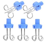 Alipis 5PCS Removable Iv Stand Hooks Hangers for Vertical Infusion Racks Easy Installation for Hospital Use Space Saving Design for Medical Facilities