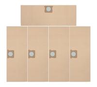 Alipis 5pcs Replacement Canister Vacuum Bags - Disposable Dust Collector Compatible with Stanley 5-6 Gallon Shop Vacuum Sawdust Collection - Heavy Duty Woodworking Accessory 31.4x11.8Inches