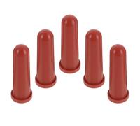 Alipis 5pcs Rubber Animal Bottle Nipples for Calf and Small Animal Feeding Soft and Smooth Milk Drink Pacifiers and Wildlife Rehab Feeding