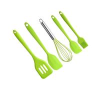 Alipis 5pcs Silicone Cooking Tools Set Baking Utensils Kit Non-Stick Egg Whisk Spatulas Kitchen Accessories