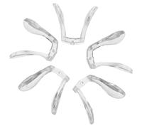 Alipis 5pcs Silicone Nose Bridge Inserts, Soft Anti-Slip Eyeglass Nose Pads Single Hole Bridge Design, Comfortable Fit Replacement Eyeglass Pieces for Daily Use