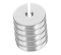 Alipis 5pcs Slotted Weight Block Chrome Plated Steel for Physics Experiments Reliable Lab Supplies for Educational Mechanics and Scientific Research