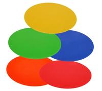 Alipis 5Pcs Soccer Training Discs Outdoor Football Field Markers Lightweight PVC Agility Cones for Trainers Athletes Practice