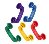 Alipis 5pcs Toy Telephone Handset Whisper Reading Phones Pretend Play Kids Toys Learning Speech Tool