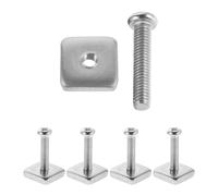 Alipis 5Pcs Universal Stainless Steel Surfboard Fin Screws M4 Cross Head Paddle Board Replacement for Sup Longboard Center Fin Maintenance Accessories