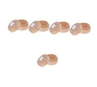 Alipis 5pcs Wooden First Lost Deciduous Tooth Holder Box Boys and Girls Milk Teeth Storage Collection Organizer for Christening Keepsake