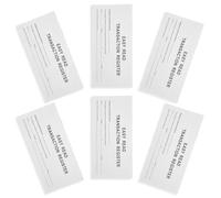 Alipis 6 Books Checkbook Register Books Portable Paper Ledger Streamlined Design White Currency Expenditure Log for Personal Finance Management