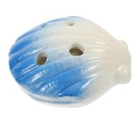 Alipis 6-hole Ceramic Ocarina Musical Instrument with Shell Shape, Wonderful Sound Making and Indoor Decorations, Portable and Adorable for Beginners Practice and Creative Playing