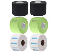 Alipis 6 Rolls Disposable Stretchy Paper Neck Wrap Strips for Hairdressing and Barber Use, Protective Neck Covers for Haircut Styling at Home and Professional Salons