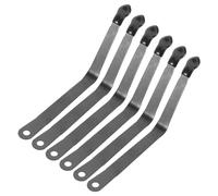 Alipis 6 Sets Adjustable Black Steel Book Stand Clips for Reading Materials and Page Holders Portable Non-Slip Music Book Holder Suitable and Orchestral Practice