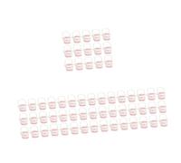 Alipis 60 Pcs Shopping Basket Tiny Picnic Wedding Flower Girl Baskets Wicker Candy Baskets Small Candy Basket Decorative Flower Baskets Decoration Child Rattan Household Small Photo White
