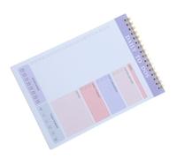 Alipis 60 Sheets Notepad Planner Notepad Daily Planner A5 Portable Nonstick Design Paper Tear for Schedule Diary To-do Lists