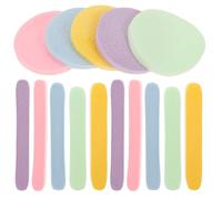 Alipis 60pcs Assorted Colour Compressed Face Sponges for Facial Cleansing and Makeup Removal, Pva Material, Easy to Store, for Business Trips and Travel Random Color