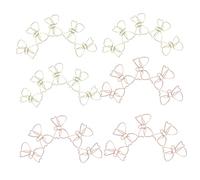 Alipis 60pcs Cartoon Paper Clips Mini Binder Clips Double Electroplated Metal Paperclips for School Teachers Planner Bookmark Office Supplies Portable Scrapbooking Organizer