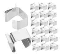 Alipis 60pcs Christmas Light Gutter Hooks Non Slip Outdoor String Light Clips Hangers for Holiday Party Seasonal Decorations