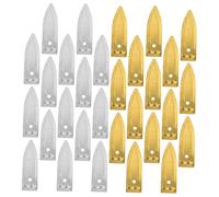 Alipis 60pcs Copper Zinc Electrode Set Copper Plate Zinc Sheet for Fruit Battery Experiments Educational Tools for Physics Chemistry Projects Easy to Carry for Science Learning
