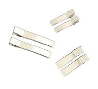 Alipis 60pcs DIY Hair Clips Double Prong Hairdressing Clips for Salon and Home Use with 3 Sizes 3.3cm 4.6cm 5.7cm