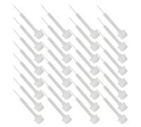 Alipis 60Pcs Nail Art Liner Brushes Set Soft Bristle Replacement Nail Polish Applicators for Gel and Dip Powder, Plastic Handle Manicure Tools for Home and Salon Use