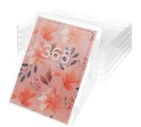 Alipis 6pcs A4 File Storage Box Document Holder 12.5x9.5x3inch Plastic Organizer Sleek Modern Design Ample Storage Capacity Reliable Protection for Office and School Use